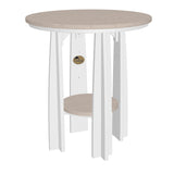 This is the Birch and White colored Balcony Table on a white background.