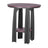 This is the Cherrywood and Black colored Balcony Table on a white background.