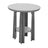 This is the Dove Gray and Slate colored Balcony Table on a white background.