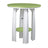 This is the Lime Green and White colored Balcony Table on a white background.