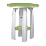 This is the Lime Green and White colored Balcony Table on a white background.