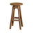 This is the Antique Mahogany colored Bar Stool on a white background.