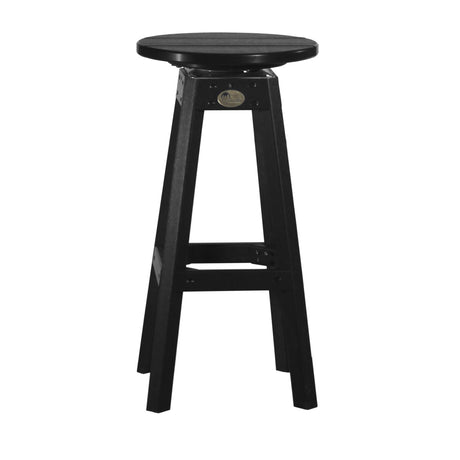 This is the Black colored Bar Stool on a white background.