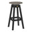 This is the Coastal Gray and Black colored Bar Stool on a white background.