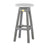 This is the Dove Gray and Slate colored Bar Stool on a white background.