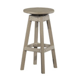 This is the Weatherwood colored Bar Stool on a white background.