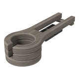 This is the Coastal Gray and Black colored cup holder on a white background.
