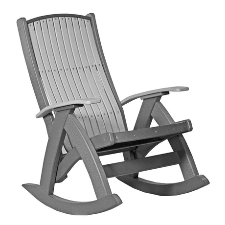 This is the Dove Gray and Slate colored Comfort Chair on a white background.