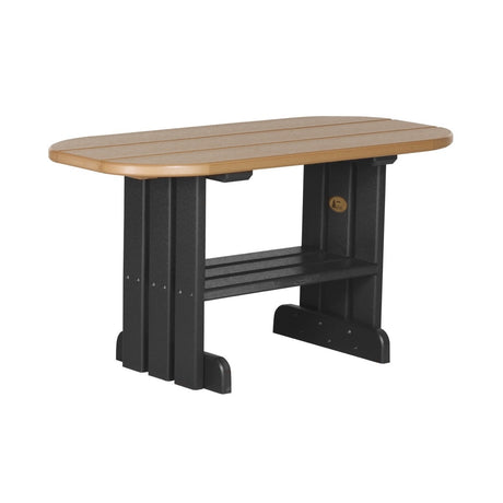 This is the Cedar and Black colored coffee table on a white background.