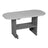This is the Dove Gray and Slate colored coffee table on a white background.