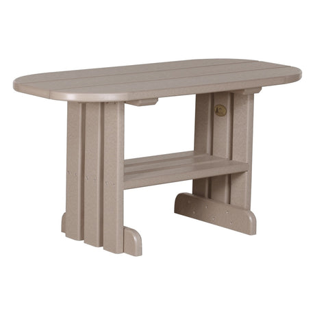 This is the Weatherwood colored coffee table on a white background.