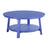 This is the Blue colored conversation table on a white background.