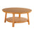This is the Tangerine colored conversation table on a white background.