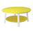 This is the Yellow and White colored conversation table on a white background.