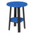 This is the Blue and Black colored end table on a white background.