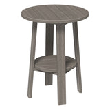 This is the Coastal Gray colored end table on a white background.