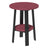 This is the Cherrywood and Black colored end table on a white background.
