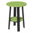 This is the Lime Green and Black colored end table on a white background.