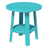 This is the Aruba Blue colored end table on a white background.
