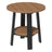 This is the Antique Mahogany and Black colored end table on a white background.