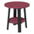 This is the Cherrywood and Black colored end table on a white background.