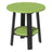 This is the Lime Green and Black colored end table on a white background.
