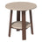 This is the Weatherwood and Chestnut Brown colored end table on a white background.