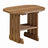 This is the Antique Mahogany colored end table on a white background.