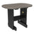 This is the Coastal Gray and Black colored end table on a white background.