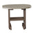 This is the Weatherwood and Chestnut Brown colored end table on a white background.