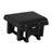 This is the Black colored glider footrest on a white background.