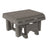 This is the Coastal Gray colored glider footrest on a white background.