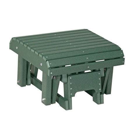 This is the Green colored glider footrest on a white background.