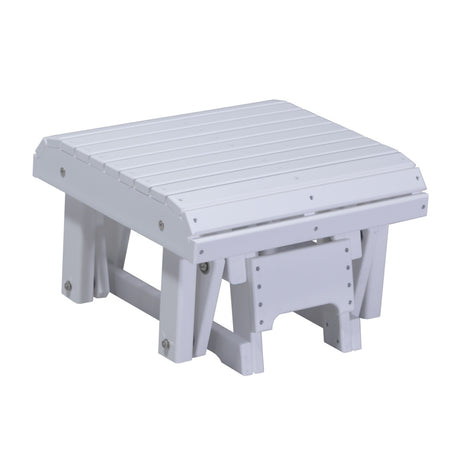 This is the White colored glider footrest on a white background.