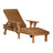 This is the Antique Mahogany colored lounge chair on a white background.