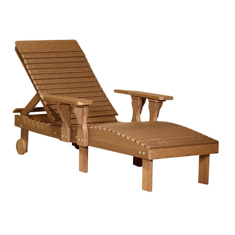 This is the Antique Mahogany colored lounge chair on a white background.