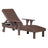 This is the Chestnut Brown colored lounge chair on a white background.