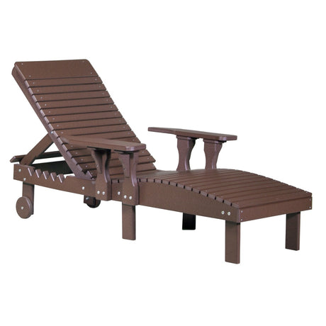 This is the Chestnut Brown colored lounge chair on a white background.