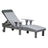 This is the Dove Gray and Slate colored lounge chair on a white background.