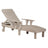 This is the Weatherwood colored lounge chair on a white background.
