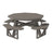 This is the Coastal Gray colored picnic table on a white background.