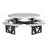 This is the Dove Gray and Black colored picnic table on a white background.