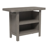 This is the Coastal Gray colored Serving Bar on a white background.