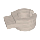 This is the Birch colored cup holder add-on on a white background.