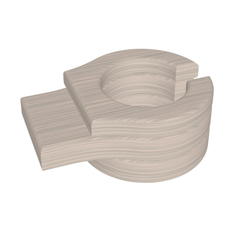 This is the Birch colored cup holder add-on on a white background.