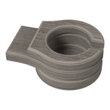 This is the Coastal Gray colored cup holder add-on on a white background.