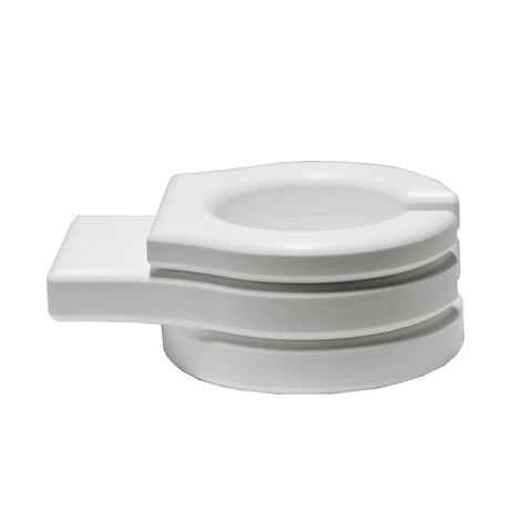 This is the White colored cup holder add-on on a white background.