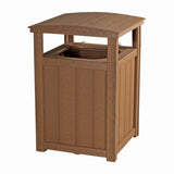 This is the Antique Mahogany colored trash can on a white background.