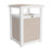 This is the Birch and White colored trash can on a white background.