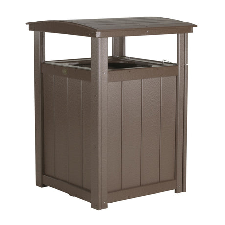 This is the Chestnut Brown colored trash can on a white background.